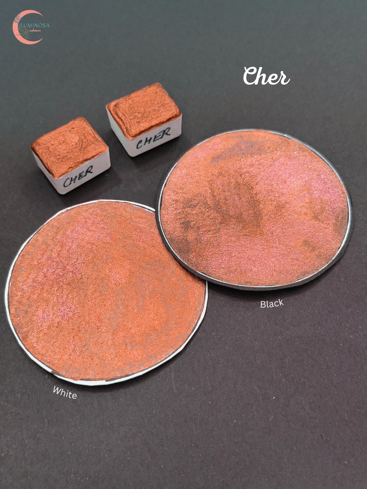Metallic Handmade Watercolour - Cher - Non-Toxic Shimmer Watercolours
