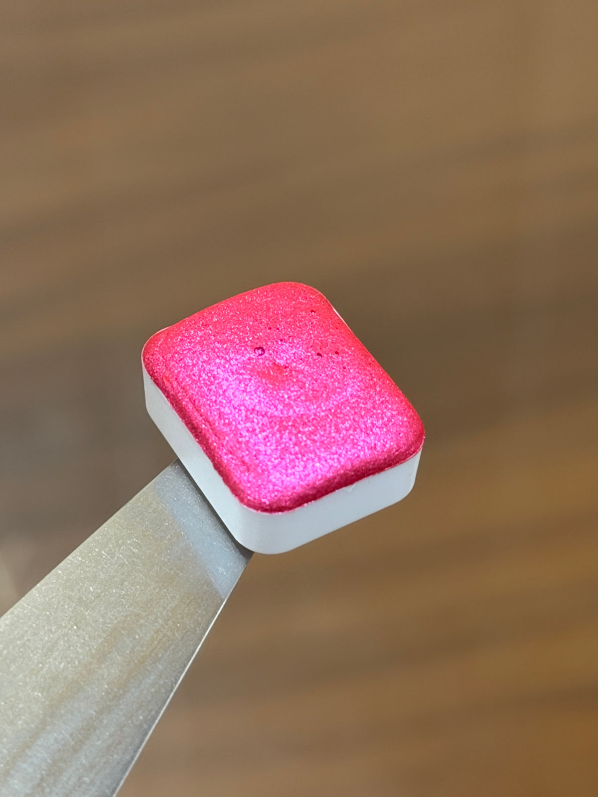 Cosmos- Chrome Magenta Pink Paint - Handmade Sparkly watercolours - Glitter Paint 1.5ML (Copy)