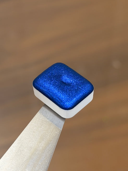 Aasmani - Chrome Royal Blue Paint - Handmade Sparkly watercolours - Glitter Paint 1.5ML (Copy) (Copy) (Copy) (Copy)