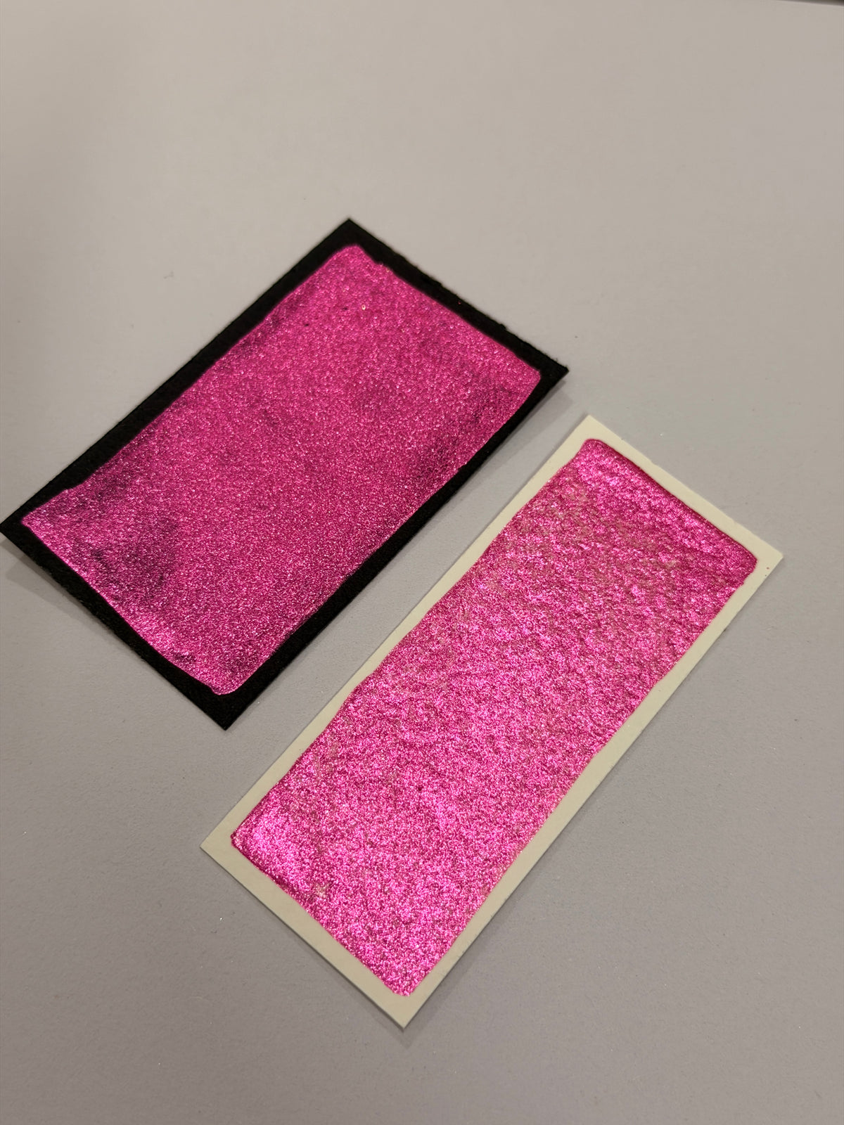 The floral pop Chrome Palette - Set of 5 Quarter Pans- Handmade Metallic Watercolours | Glitter Paints