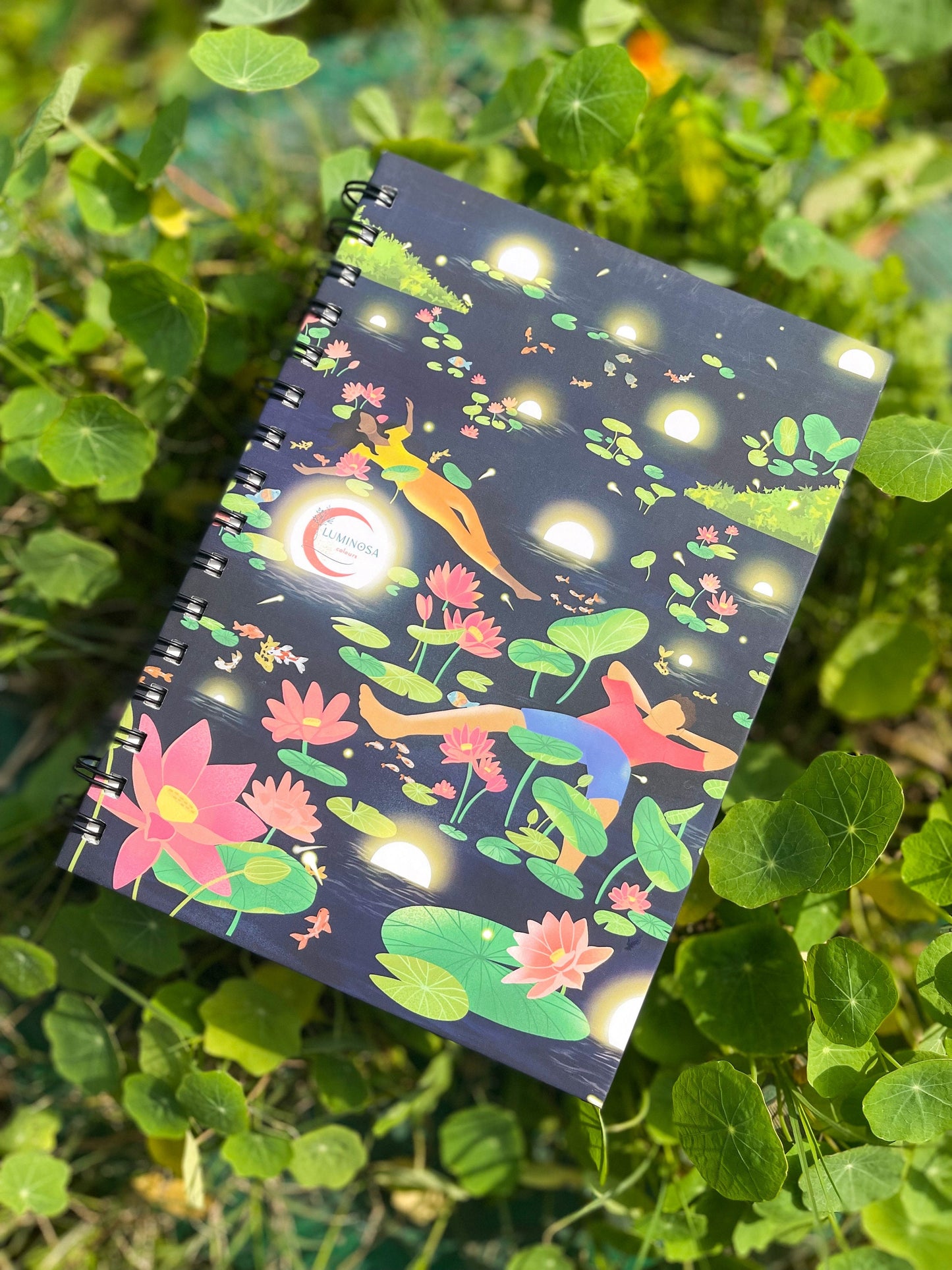 White Watercolour Paper Sketchbook - Celestial Waters - 300 GSM (20 sheets, available as A4 and A5)