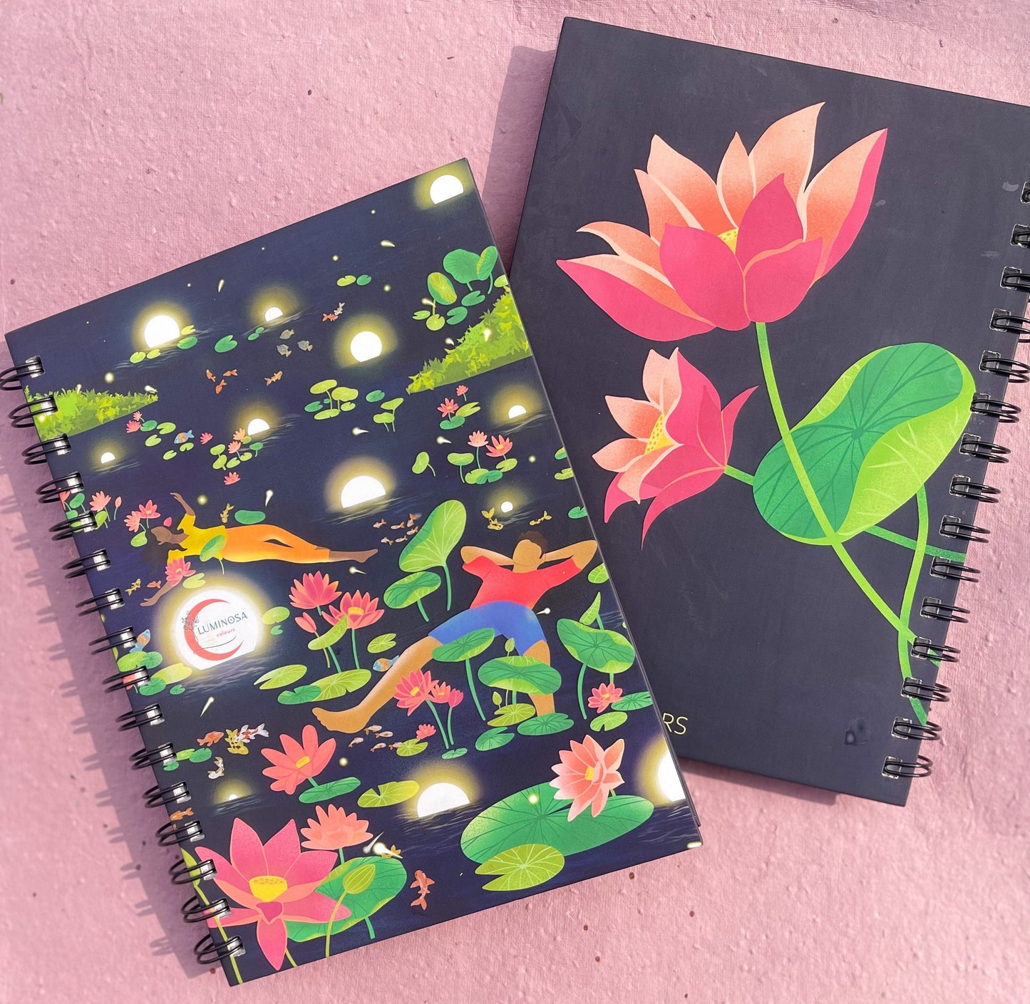 White Watercolour Paper Sketchbook - Celestial Waters - 300 GSM (20 sheets, available as A4 and A5)