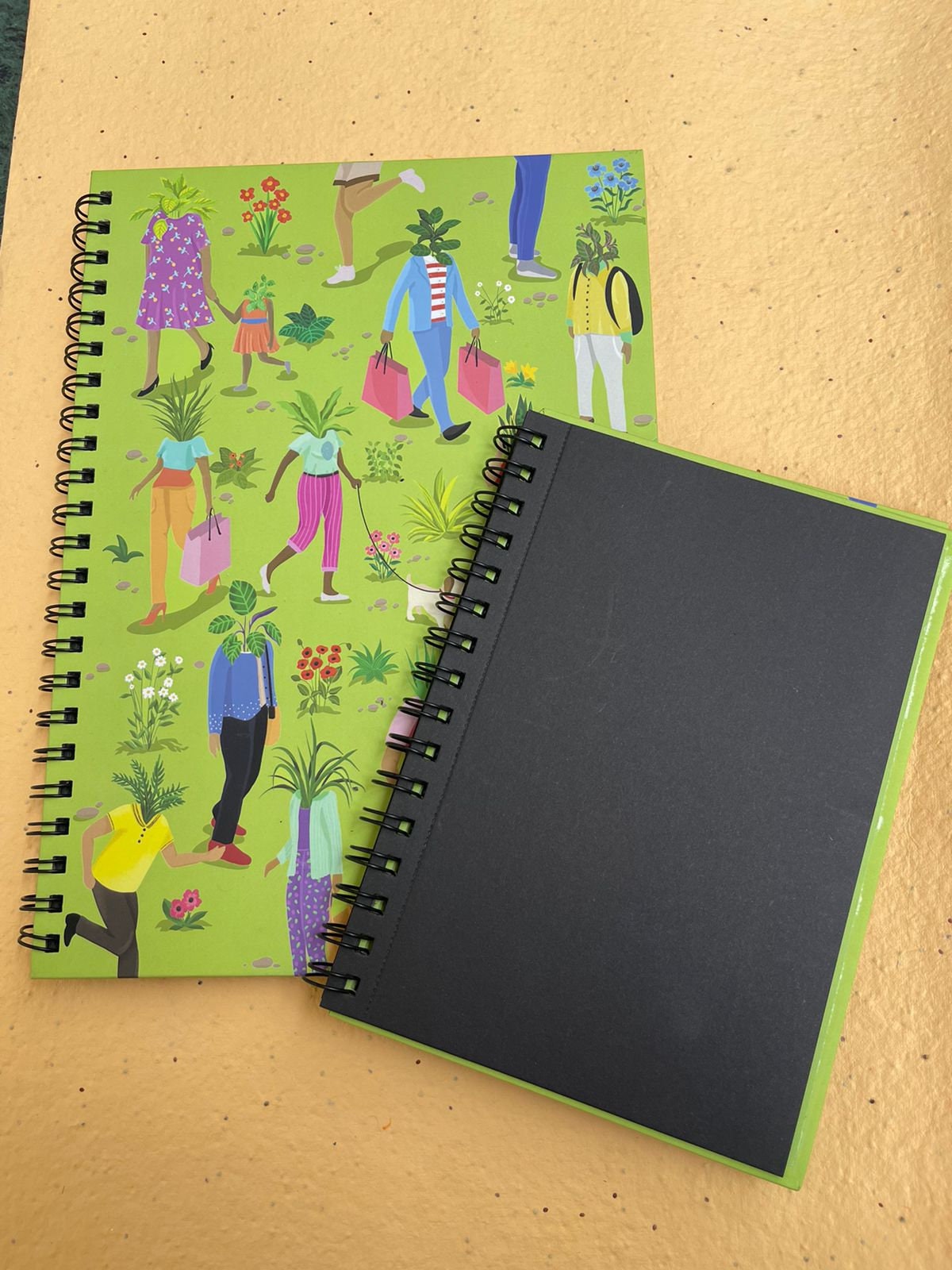 A4 Black Watercolour Paper Sketchbook , 300GSM watercolour black paper, Cotton Black paper, perforated sketchbook, spiral bound black notebook