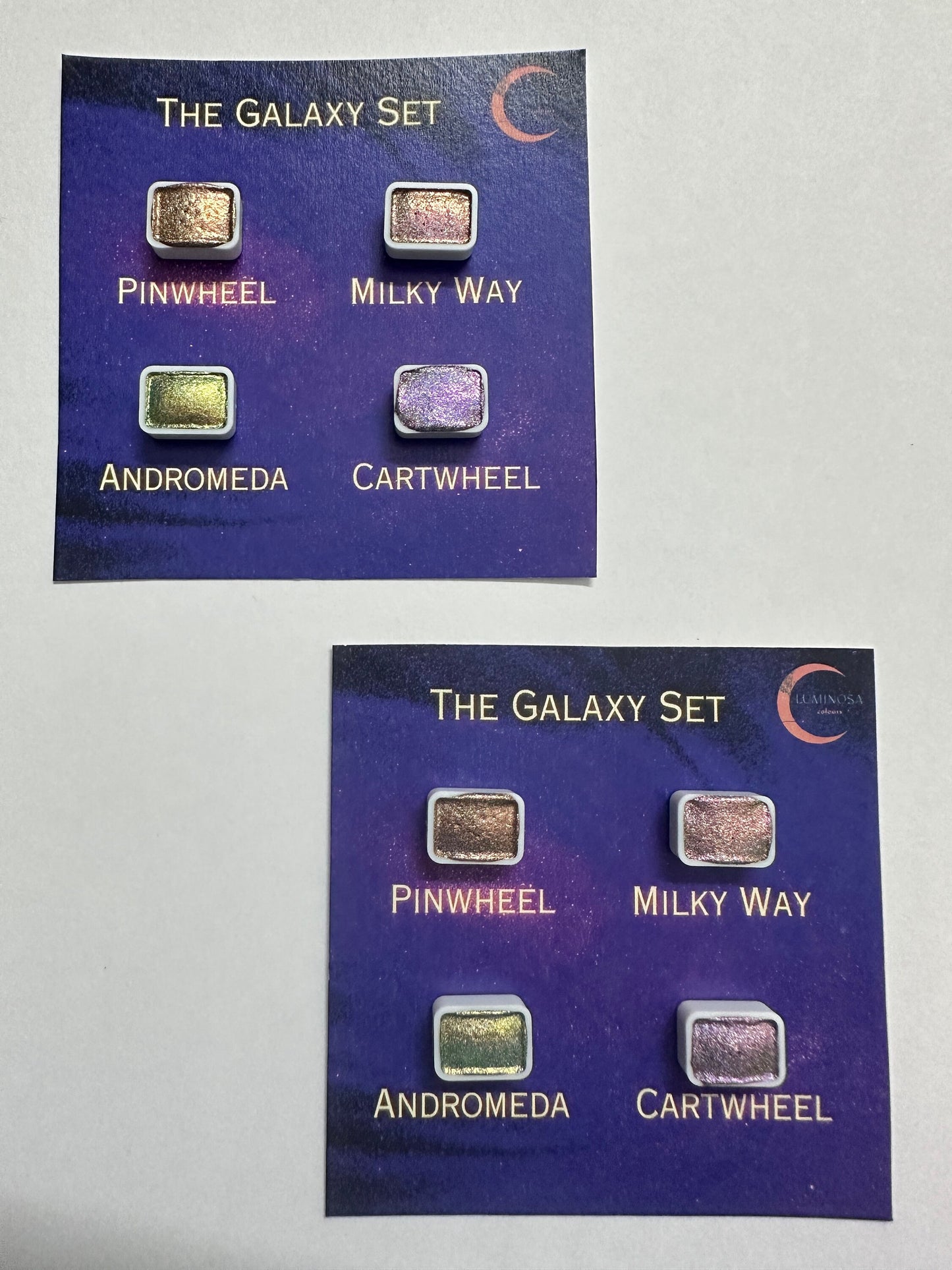 The Galaxy Set - Holographic Hypershifters - Set of 4 mini pans