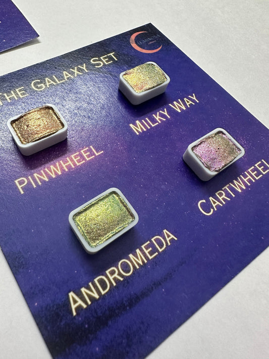 The Galaxy Set - Holographic Hypershifters - Set of 4 mini pans
