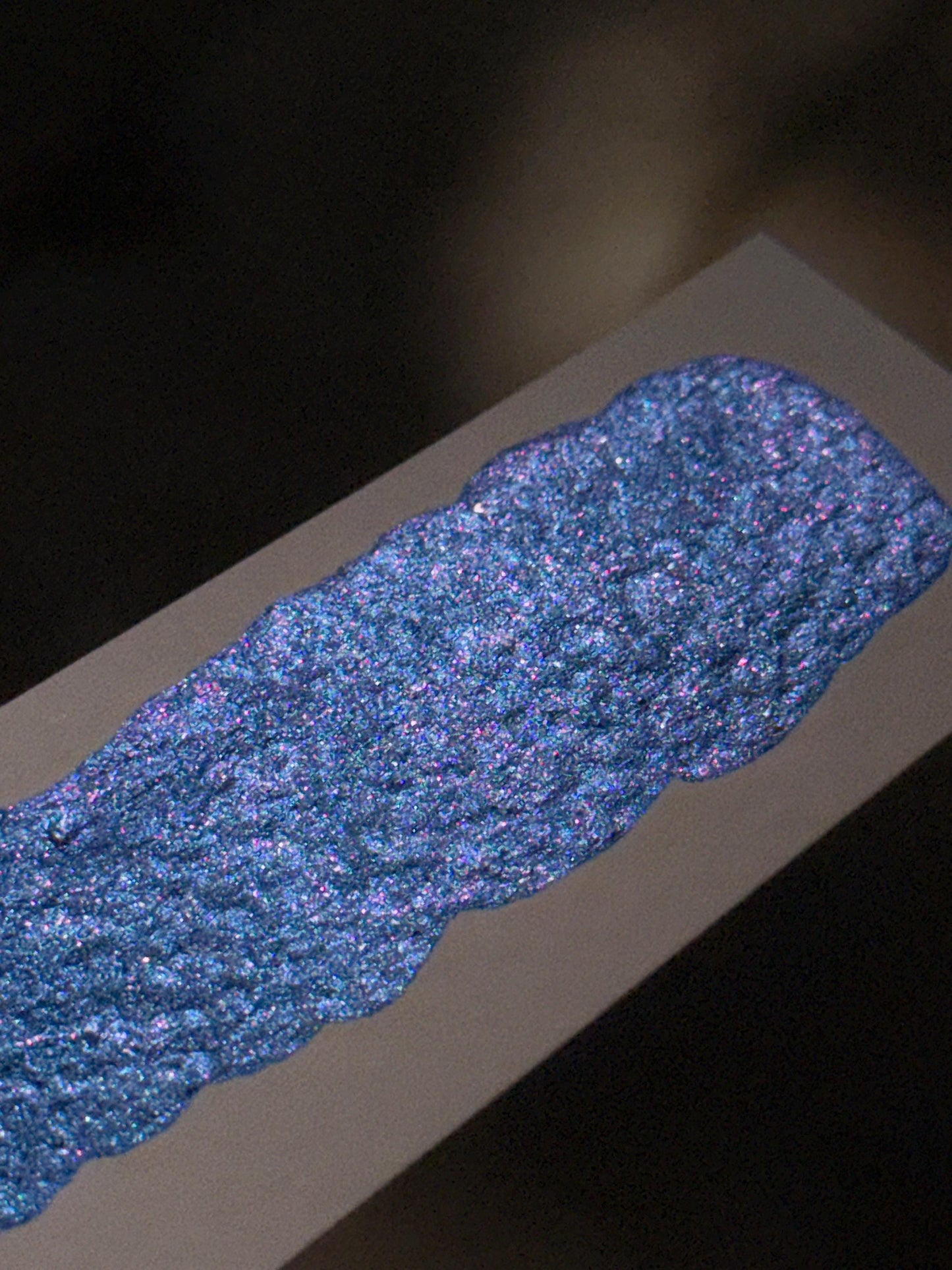 Atlantis - Holographic/Colourshifter Flakes Handmade Shimmer Watercolour Half Pan - Super glittery Paints