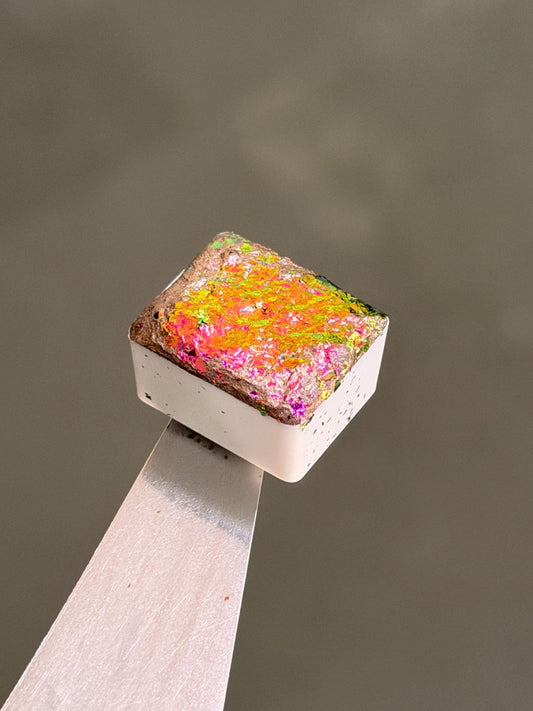 Isla - Holographic/Colourshifter Flakes Handmade Shimmer Watercolour Half Pan - Super glittery Paints